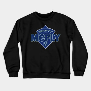 Marty McFly - Doctor Who Style Logo Crewneck Sweatshirt